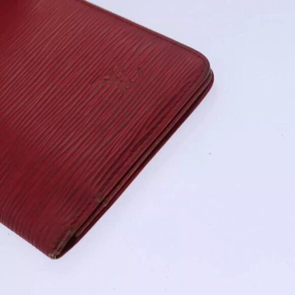 authenticity guaranteed LOUIS VUITTON Epi Wallet 9Set Red Yellow black - Picture 5 of 16